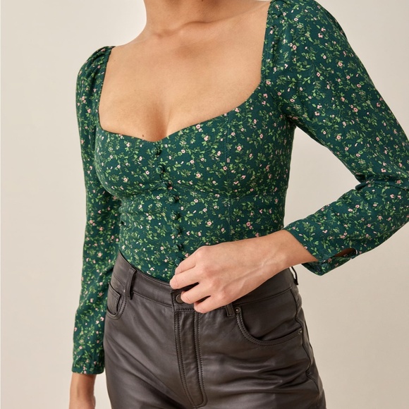 NWT Reformation Clio Top - Picture 1 of 5